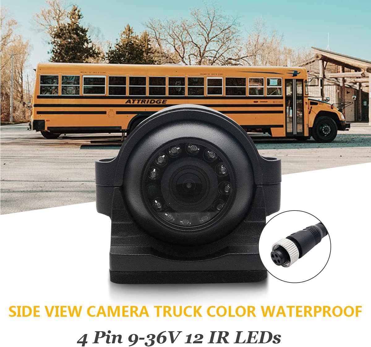 Totmox Telecamera Retrovisiva Auto 12LED - immagine 7