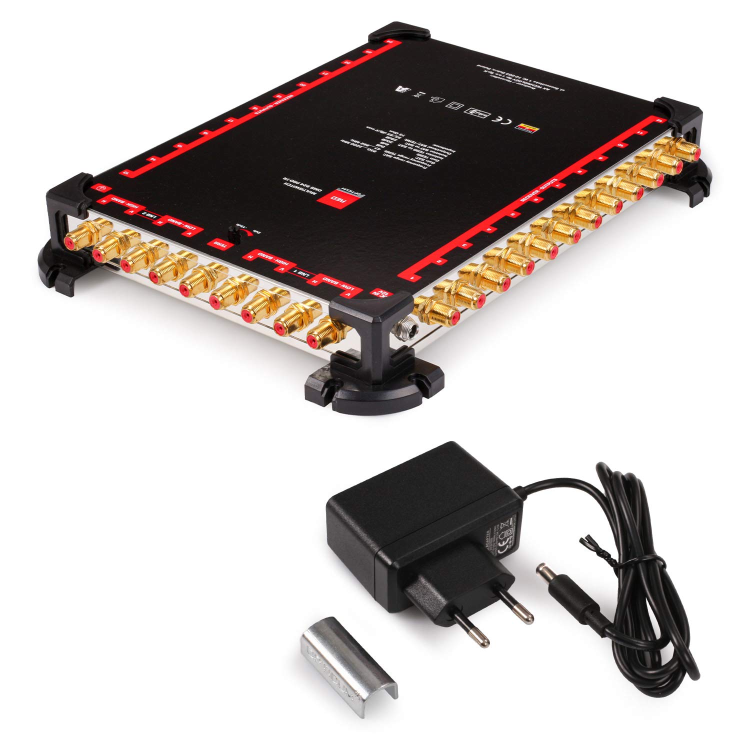 RED OPTICUM OMS 9/24 PRO TR Multiswitch 2 Satelliti 24 Utenti