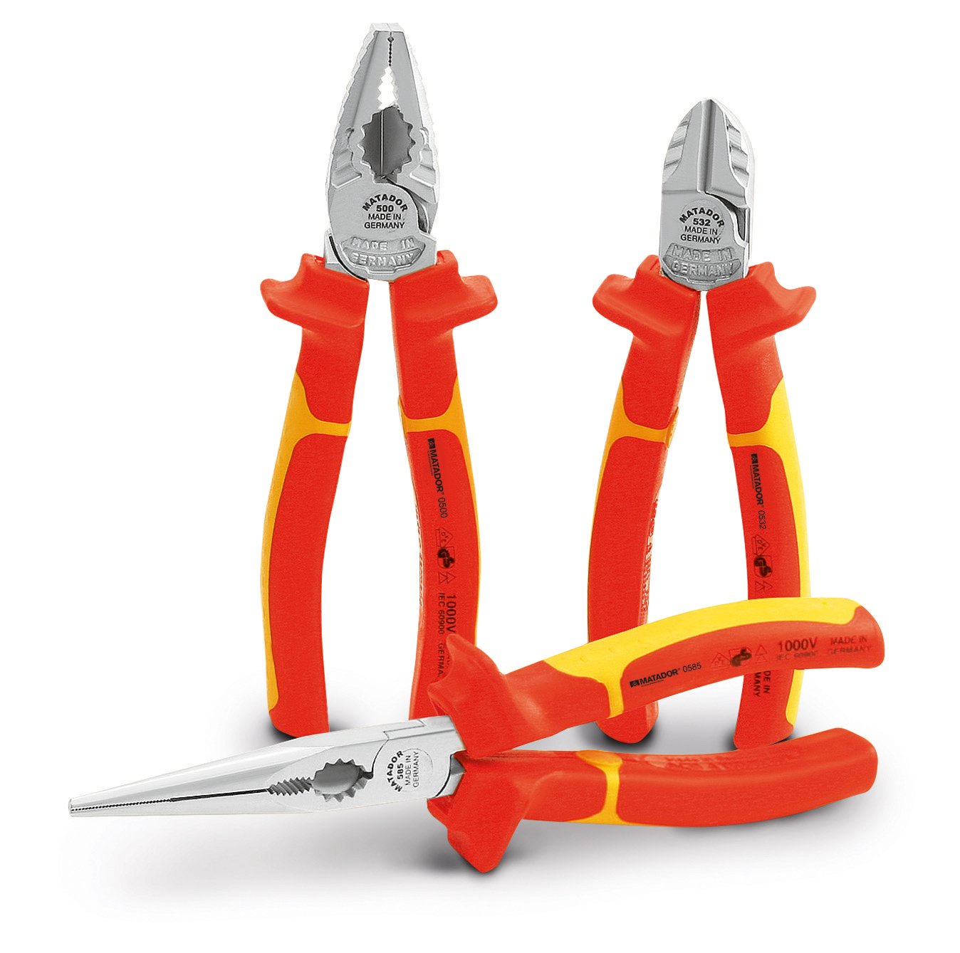 Matador Pinza assortimento L, 3 pezzi VDE, 0501 1301