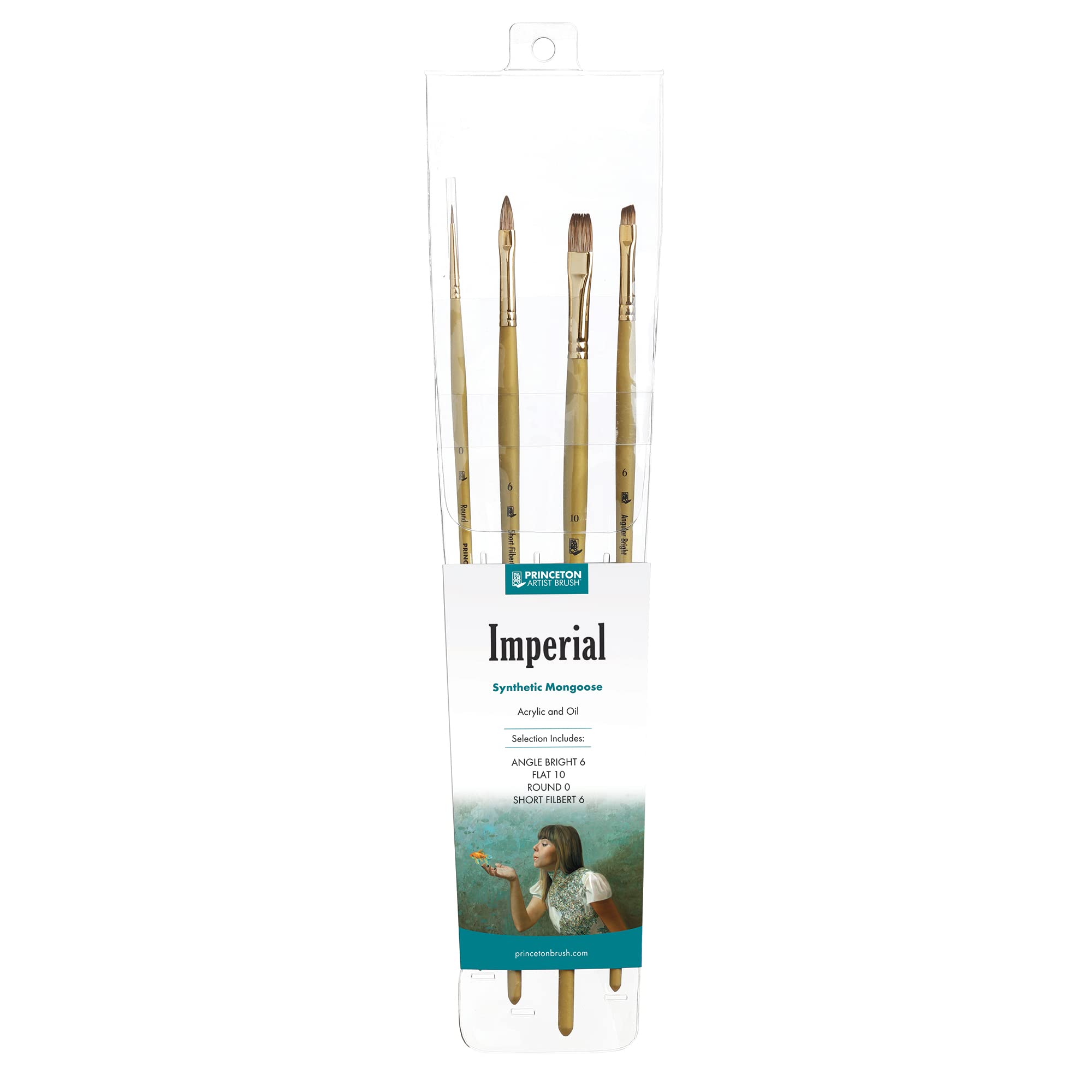 Princeton Art & Brush Imperial - Set 4 Pennelli Sintetici