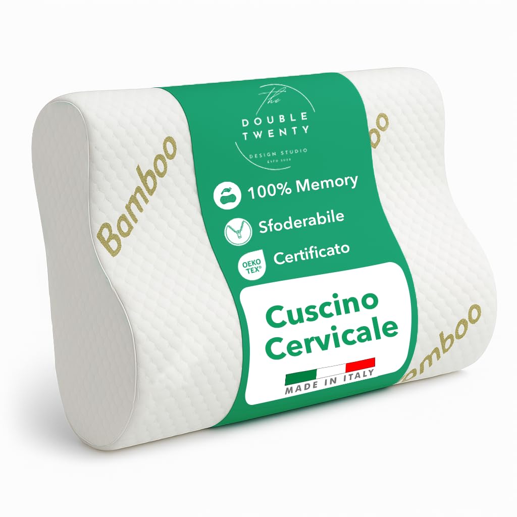 The Double Twenty - Cuscino Cervicale Memory Foam