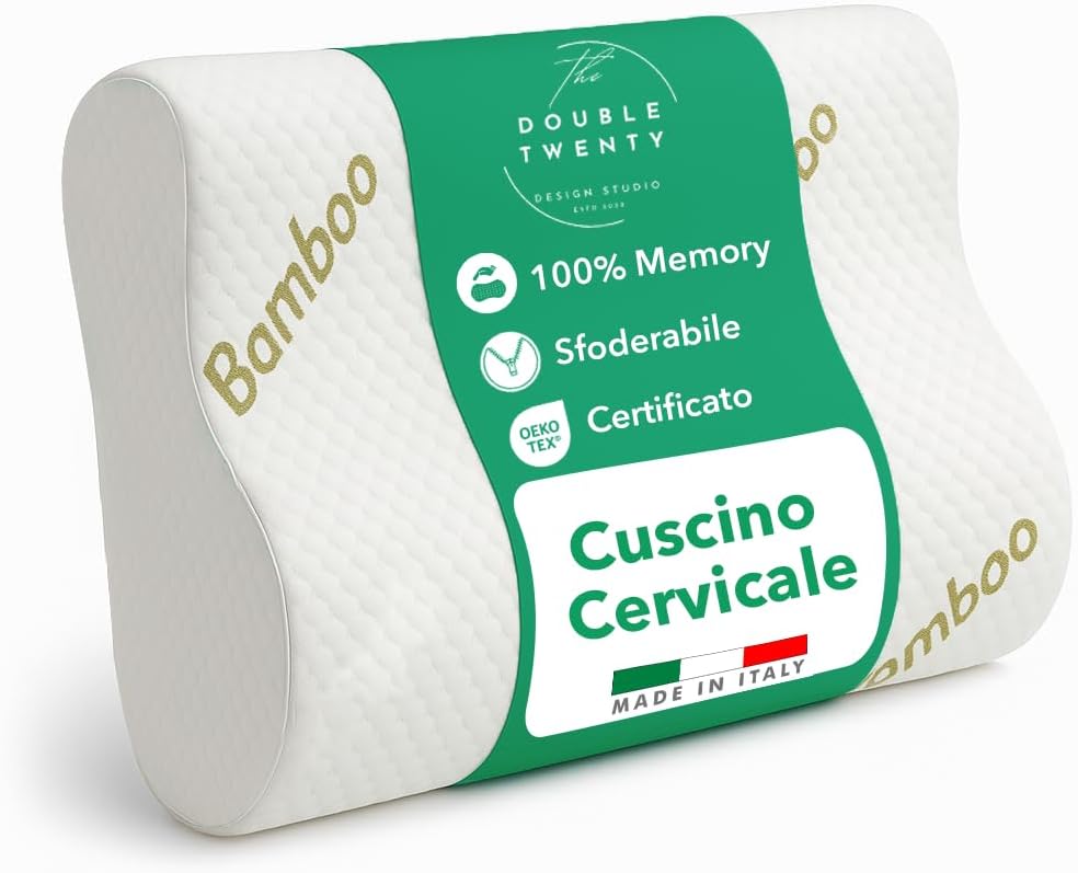 The Double Twenty - Cuscino Cervicale Memory Foam - immagine 1