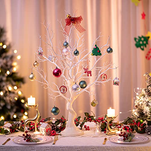 Alberi Artificiali Bianchi Ramoscelli 80cm - immagine 1