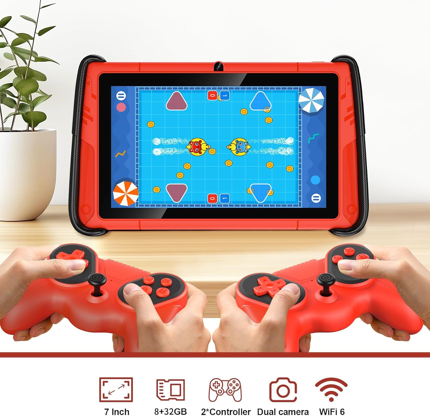 Pritom Tablet WiFi per Bambini 7 Pollici, Android 15 - immagine 6