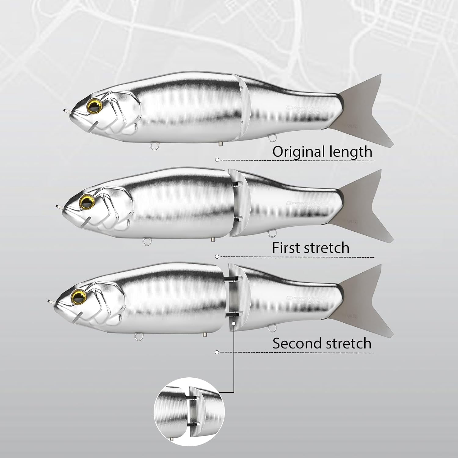 Gomexus Esca da Pesca Big Bait in Metallo CNC - immagine 2