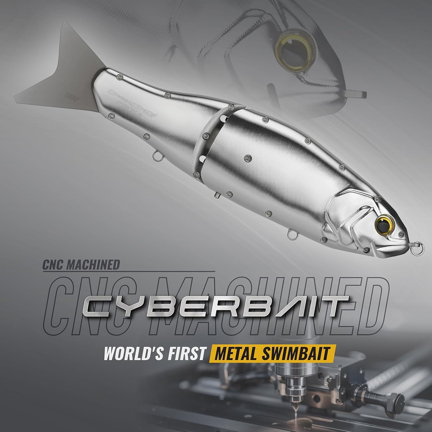 Gomexus Esca da Pesca Big Bait in Metallo CNC - immagine 3