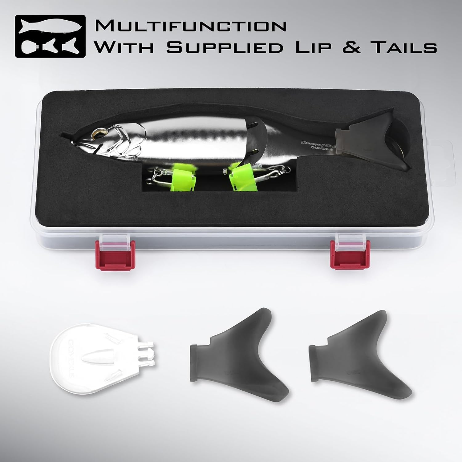 Gomexus Esca da Pesca Big Bait in Metallo CNC - immagine 6