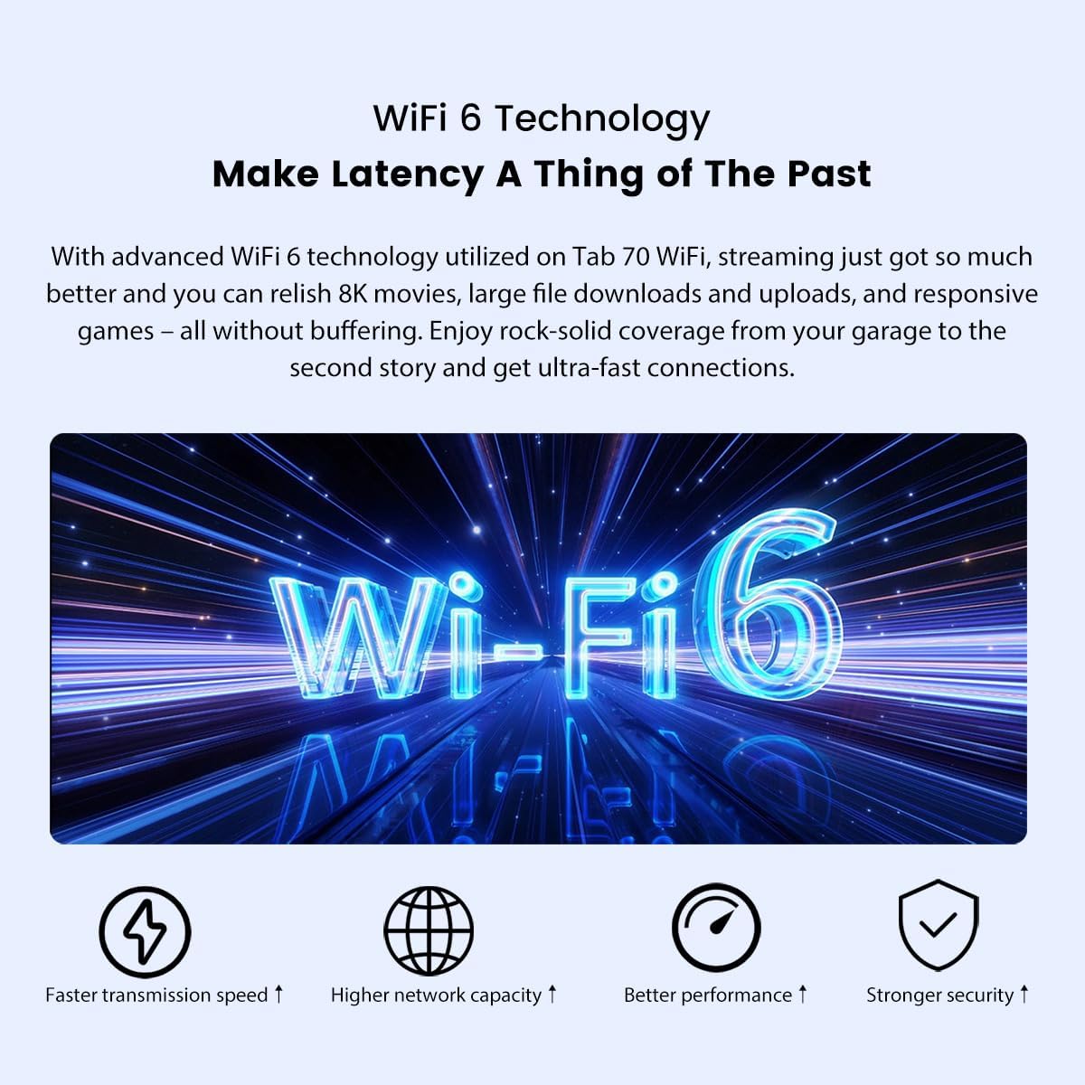 Blackview Tab 70 WIFI Tablet Android 13 10.1'' HD+, Grigio - immagine 7