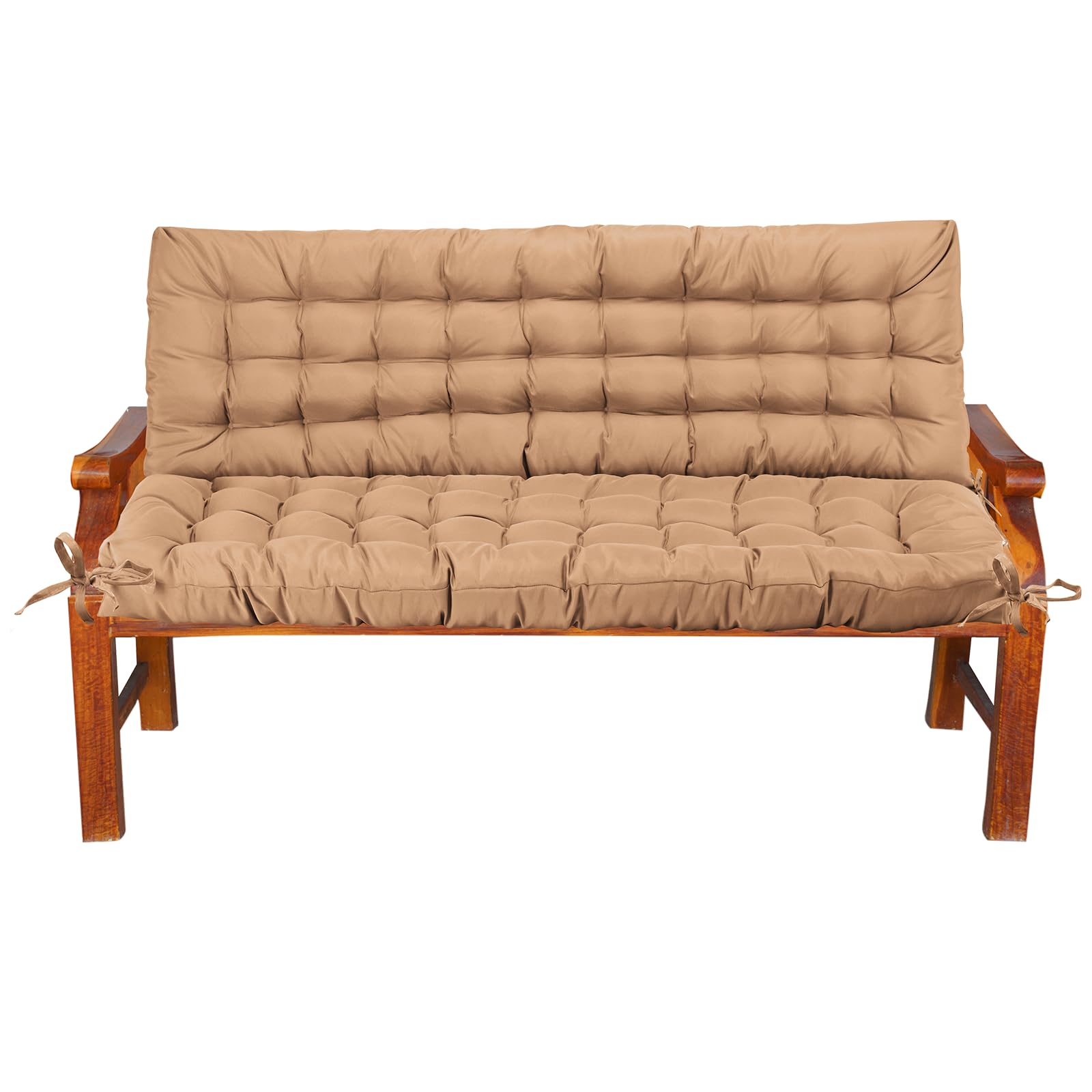 Famirosa Cuscino per Panca da Giardino 150x100cm, Cachi