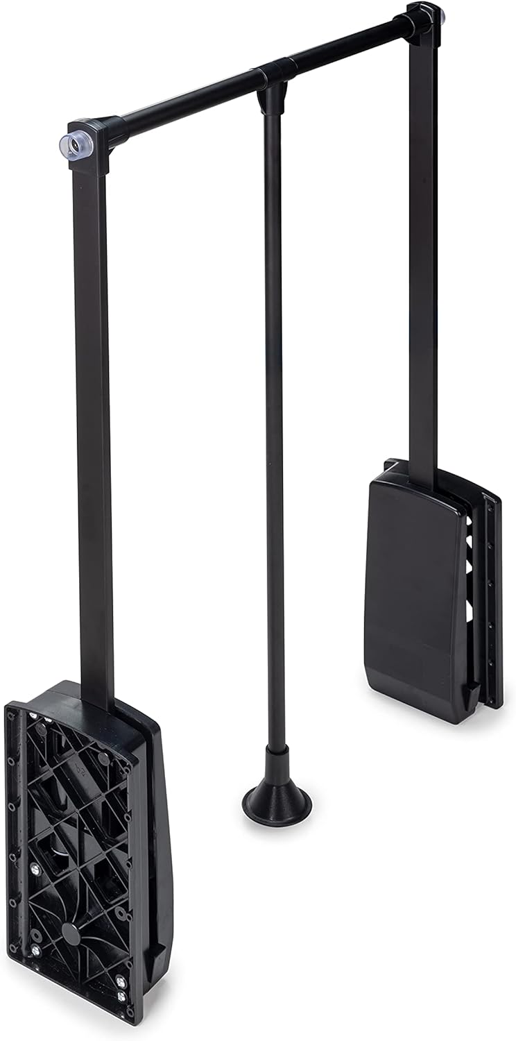 Emuca Appendiabito Saliscendi per Armadio, Nero - immagine 3