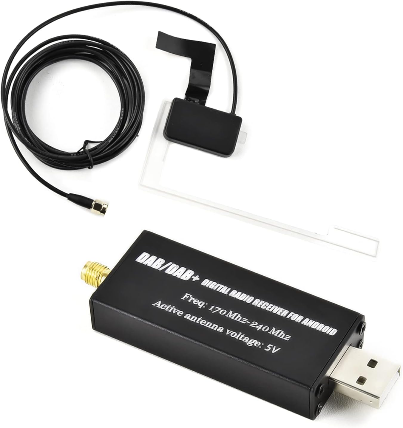 Podofo Dongle DAB/DAB+ USB con Antenna per Auto - immagine 1