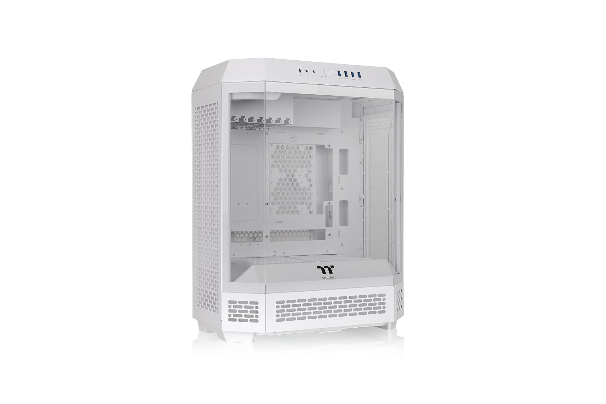 Thermaltake The Tower 600 Mid Tower Chassis | Connettori nascosti | Bianco