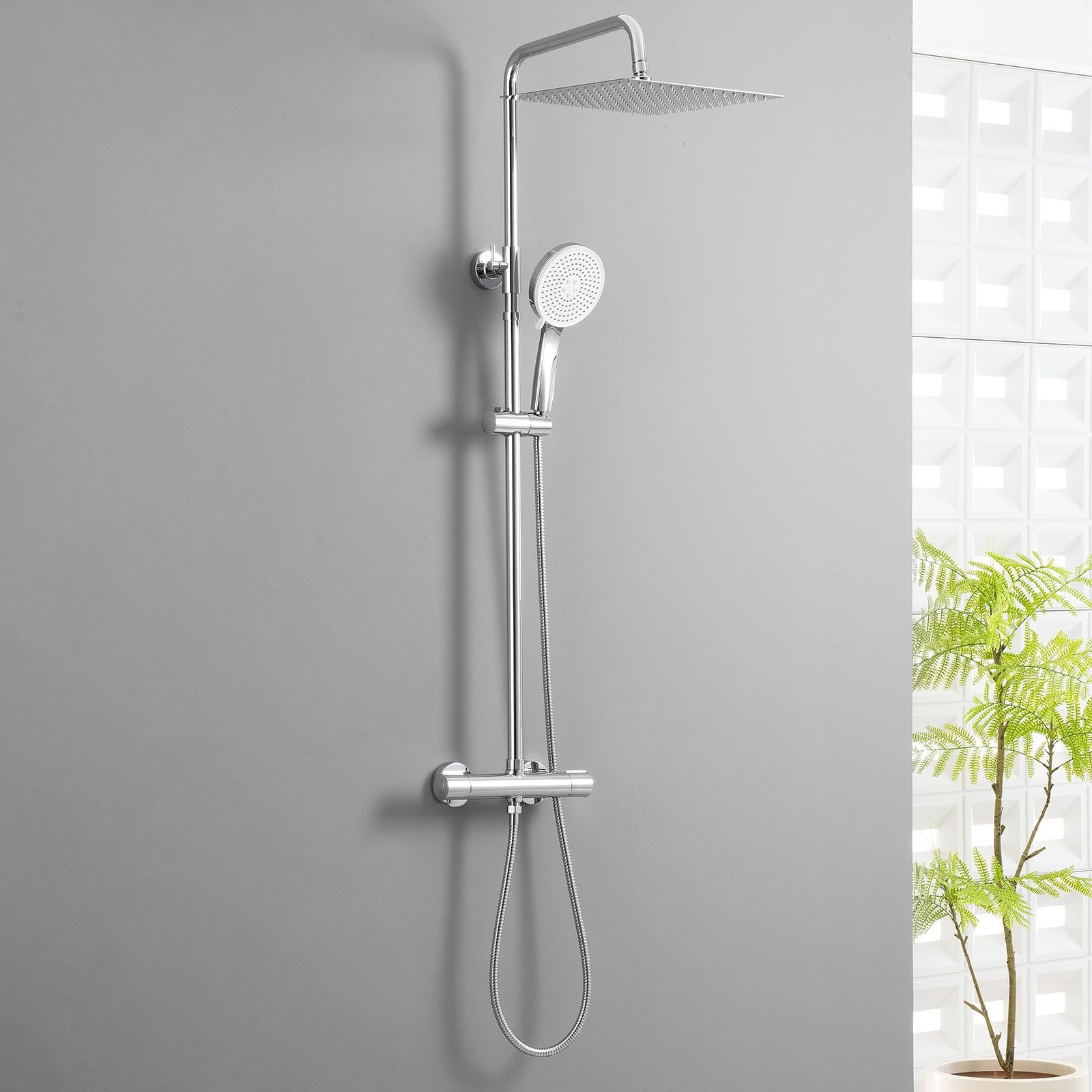 Auralum Colonna Doccia con Miscelatore Termostatico