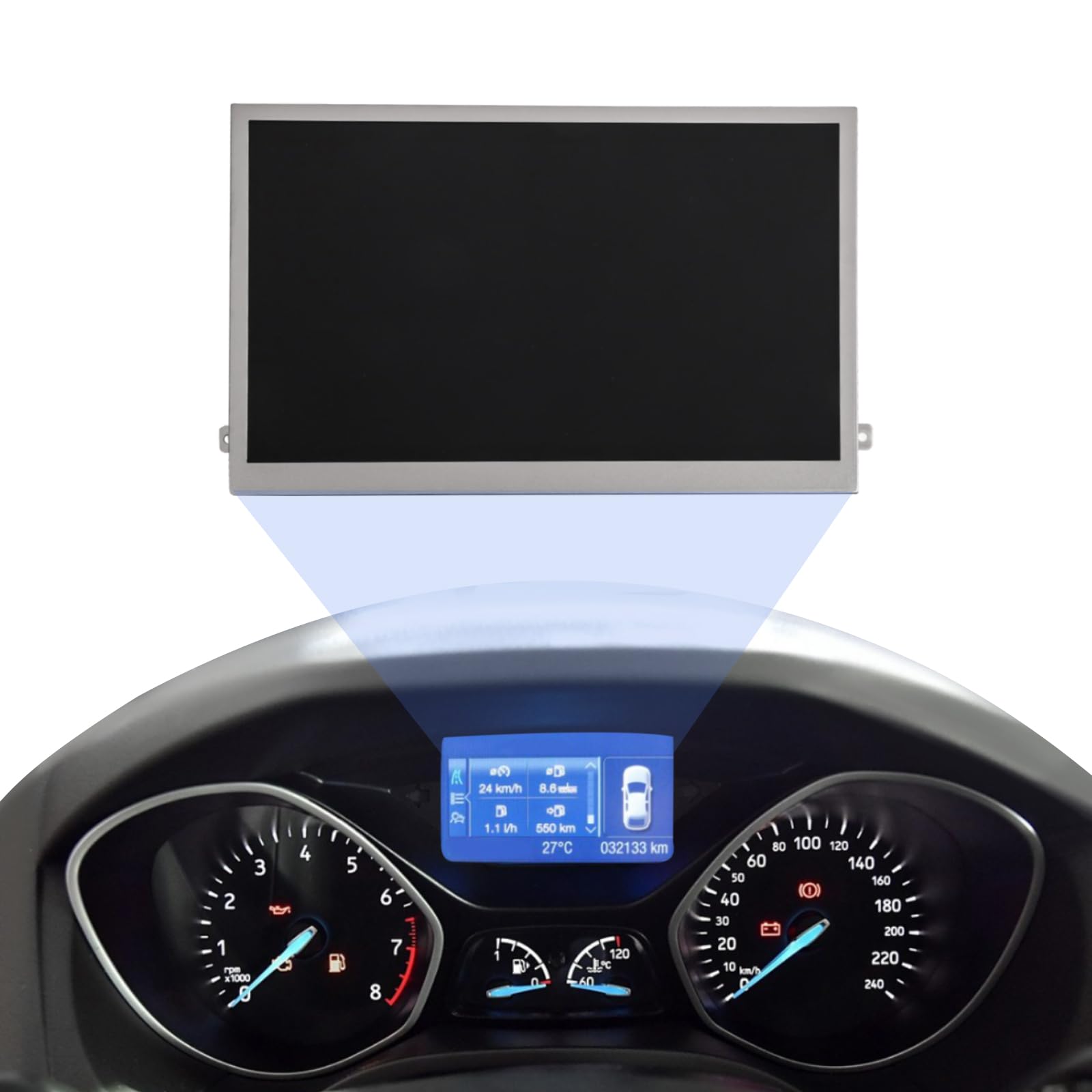 Display LCD touch screen per Passat e per modelli Skoda, installazione facile