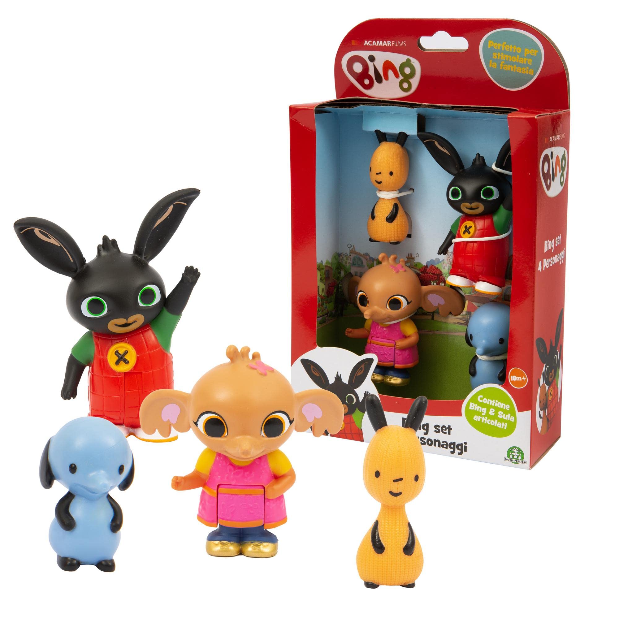 Bing Sula Amma Pando - Personaggi Articolati 5-10 cm