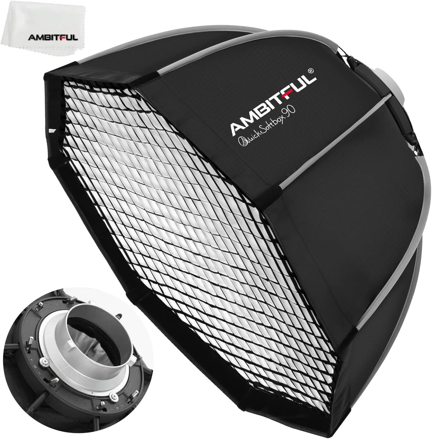 Ambitful Softbox Ottagonale 90cm Bowens Mount - immagine 1