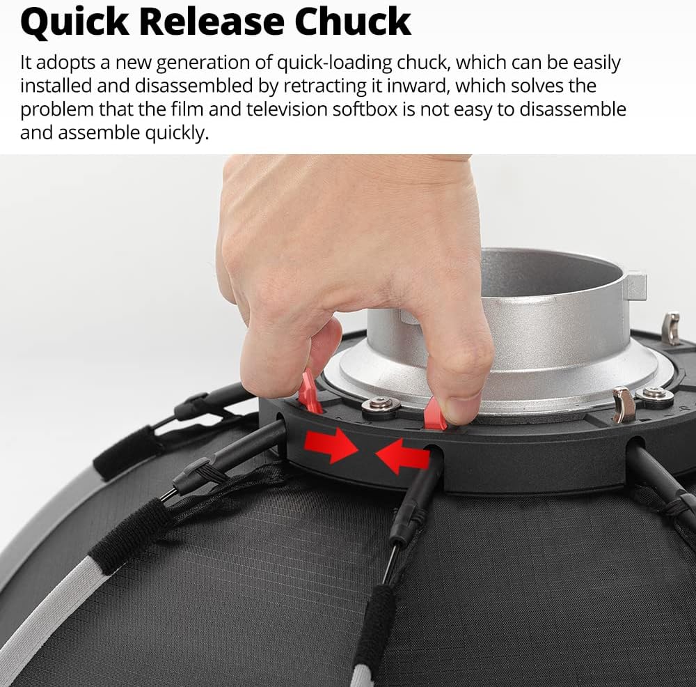 Ambitful Softbox Ottagonale 90cm Bowens Mount - immagine 5