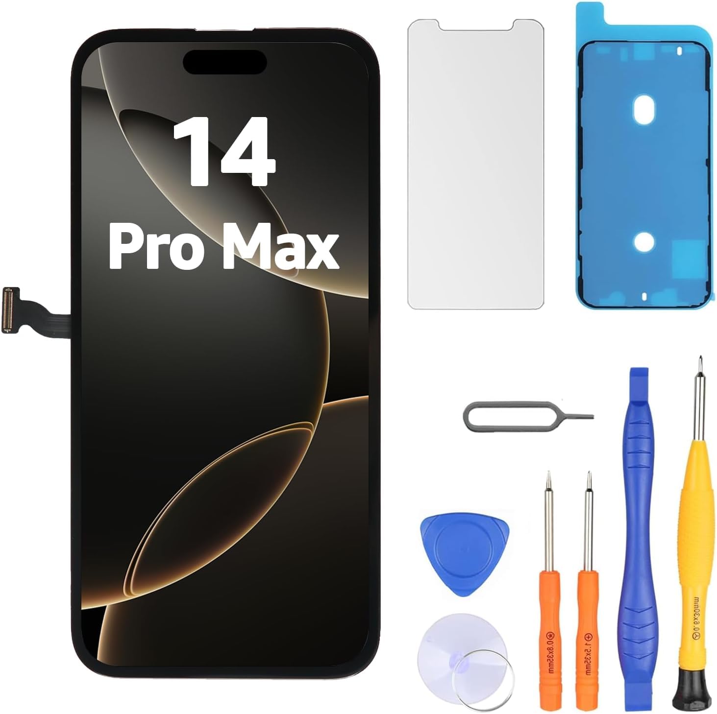 LL TRADER - Schermo Ricambio per iPhone 14 Pro Max LCD 6,7"