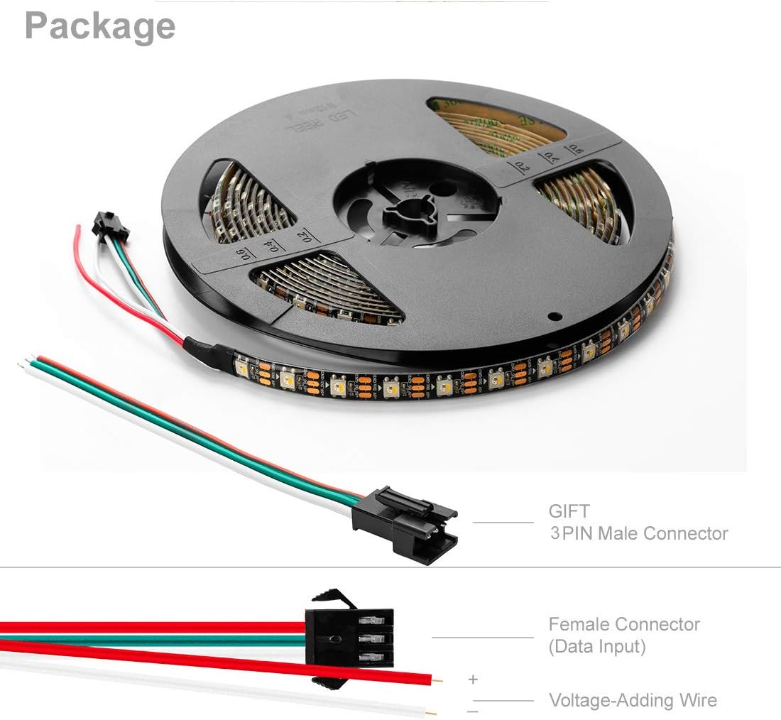 Btf-lighting SK6812RGBW - Striscia LED 5m 60 LED/m IP65 - immagine 7