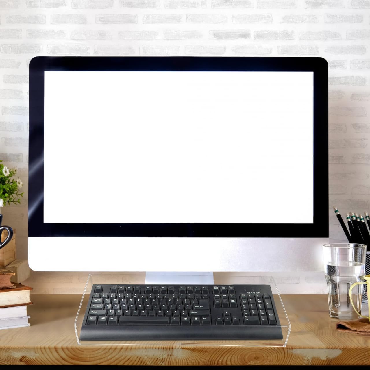 Topbathy Clear Acryl Keyboard Abdeckung Protector - immagine 5