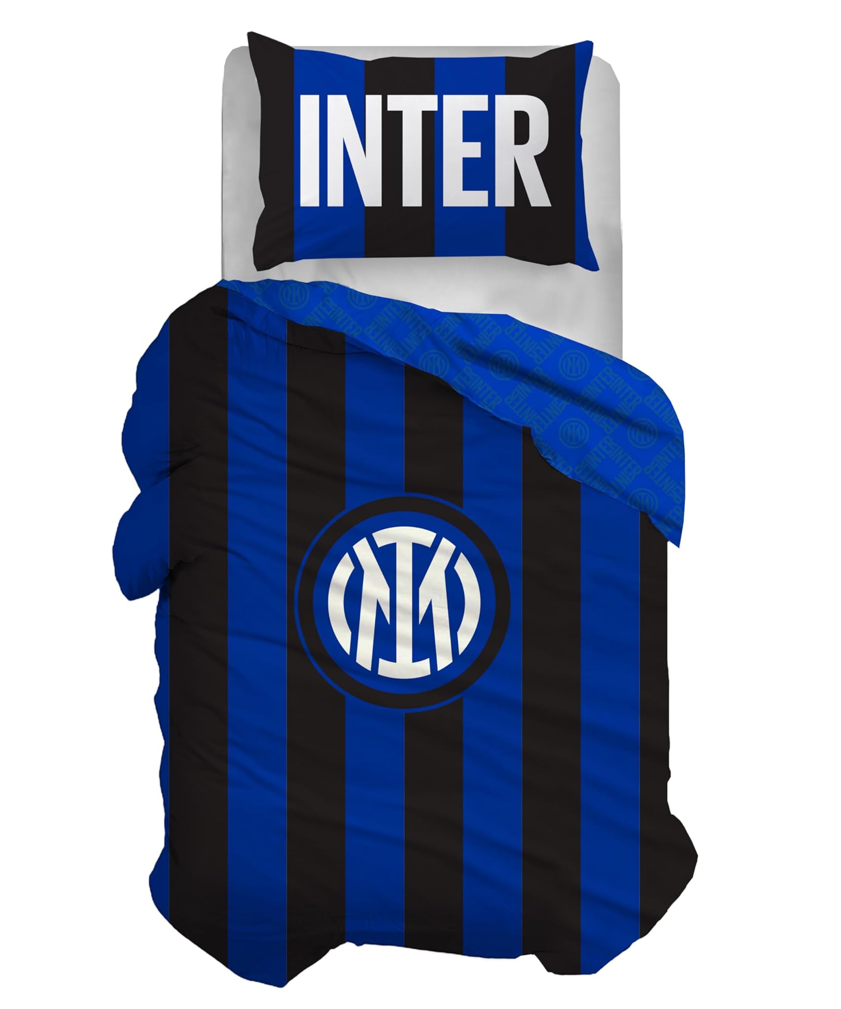 Inter - Set Copripiumino Singolo 100% Cotone