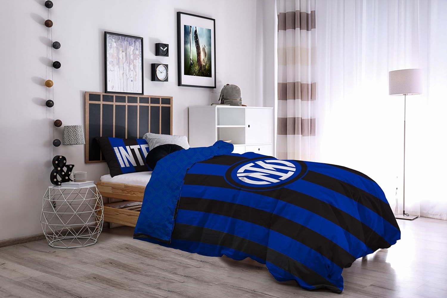 Inter - Set Copripiumino Singolo 100% Cotone - immagine 2