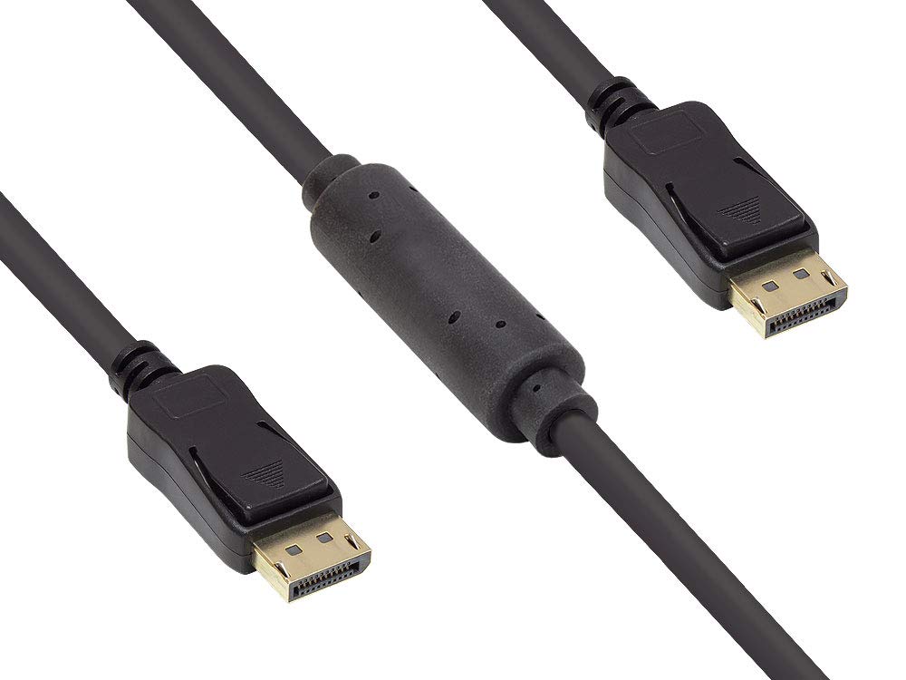 Good Connections Cavo DisplayPort 1.2 4K/UHD 20m, Nero