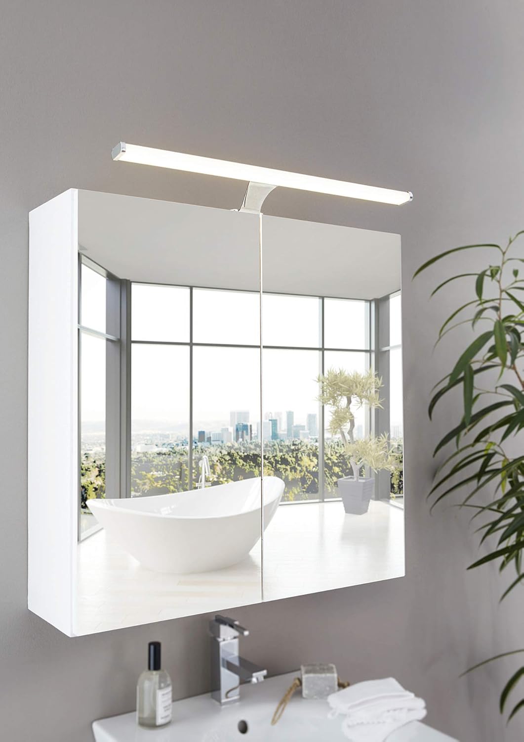 Eglo Lampada da Specchio, Cromato - immagine 3