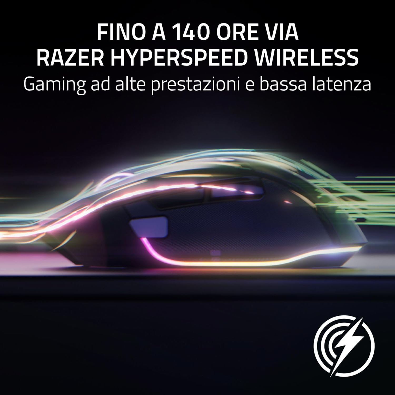 Razer Basilisk V3 Pro 35K Phantom White - Mouse Gaming - immagine 4