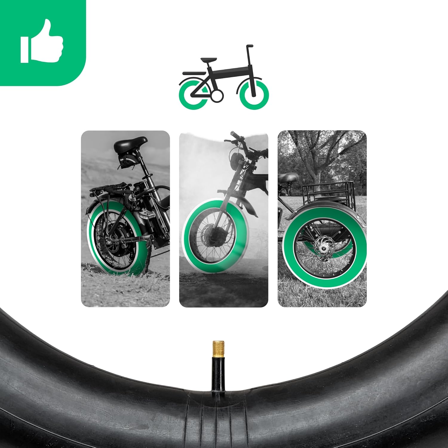 Moovmoov Camera d’Aria 20x4.0 Fat Bike (2 Pezzi) - immagine 4
