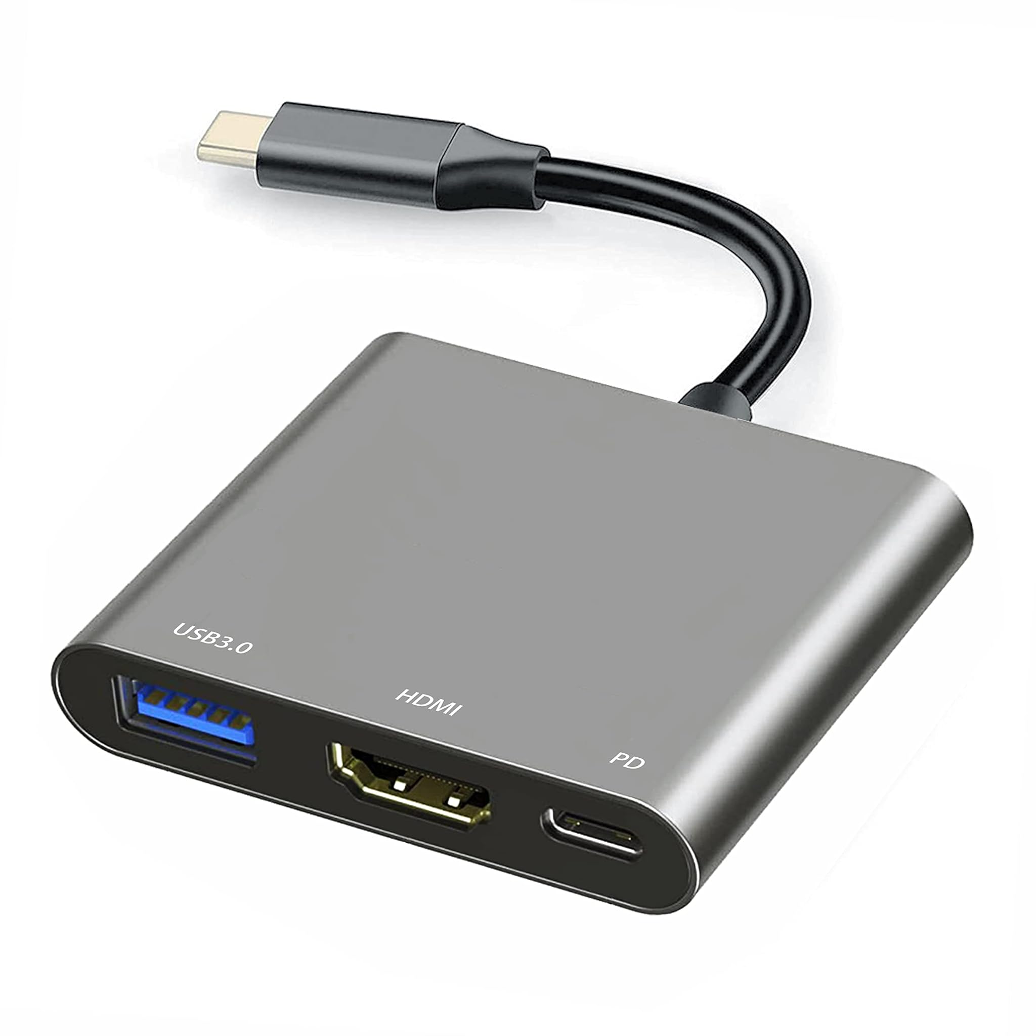 Adattatore USB-C a HDMI 3 in 1 Multiporta 4K