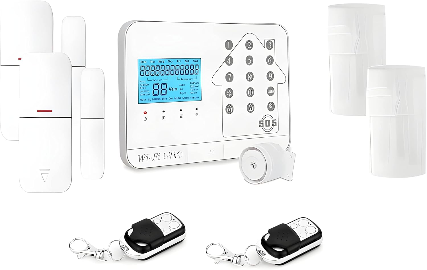 Lifebox Allarme Casa Wireless Wi-FI Box GSM Futura Blanche - immagine 1