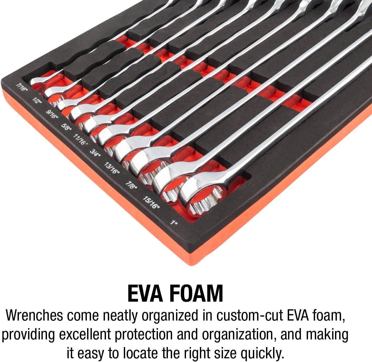 Sunex 9909 - Set 13 Chiavi V-Groove SAE 1/4"-1" - immagine 3