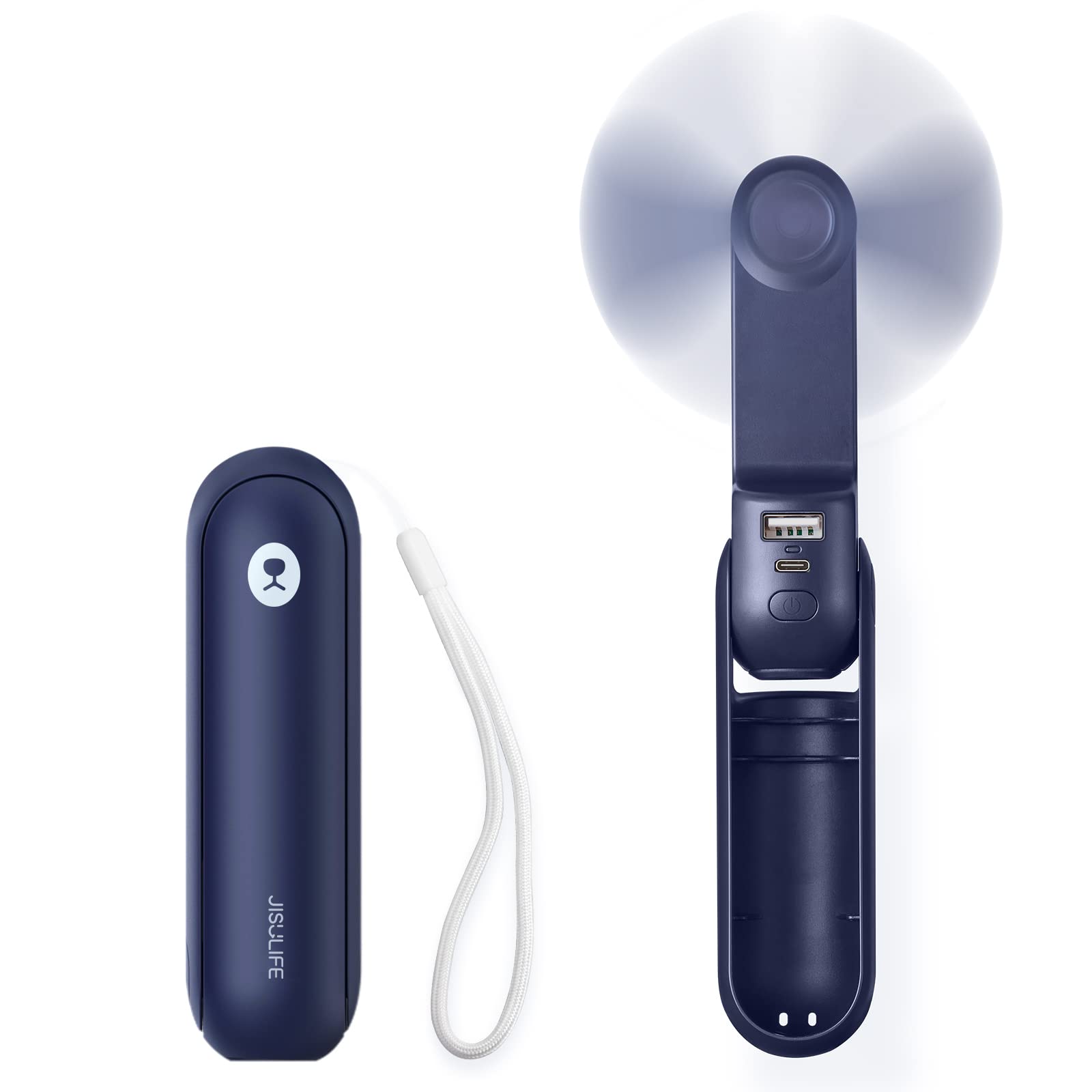 Jisulife Ventilatore Portatile 3 in 1 - Blu