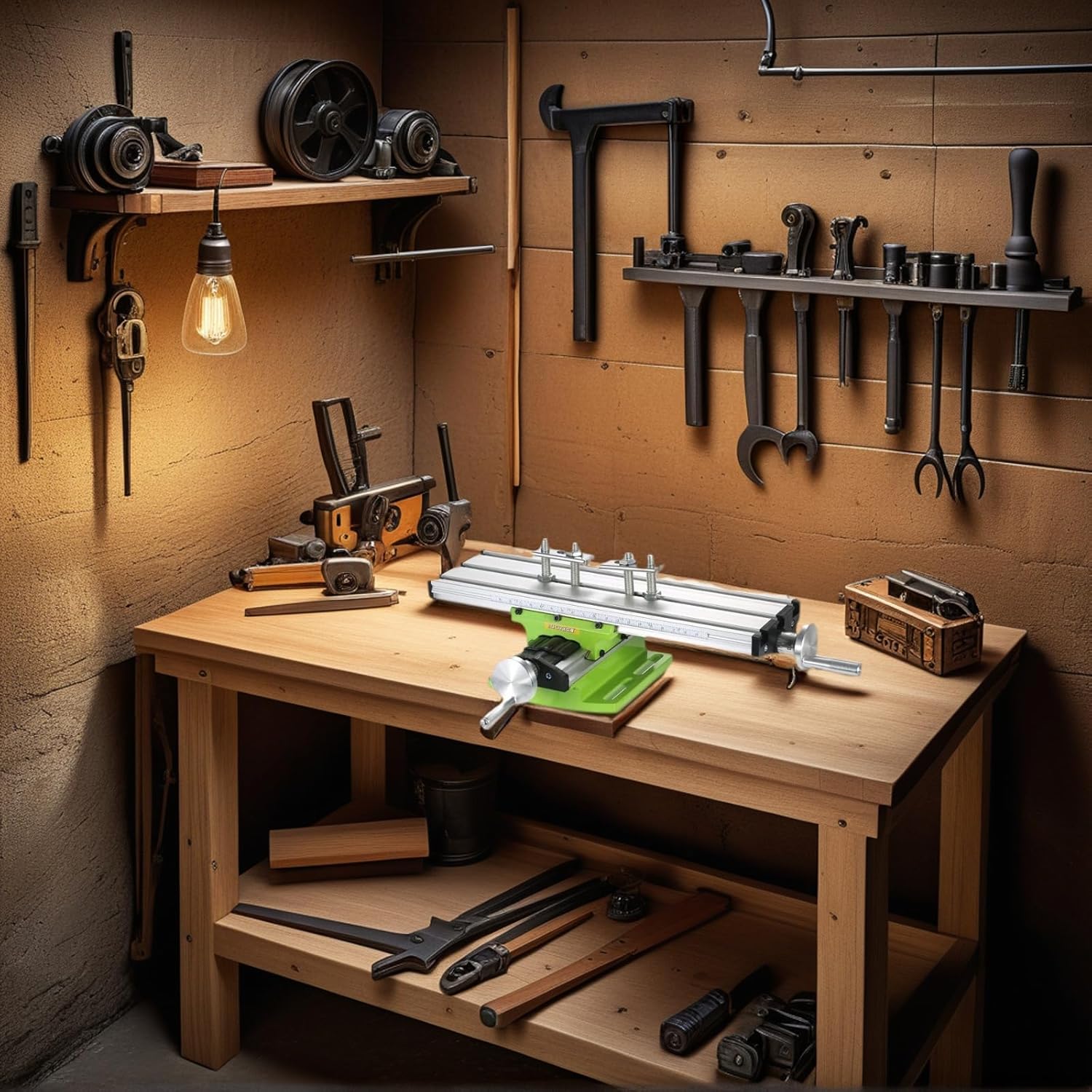 Mini Compound Bench Drilling Slide Table Worktable - immagine 3