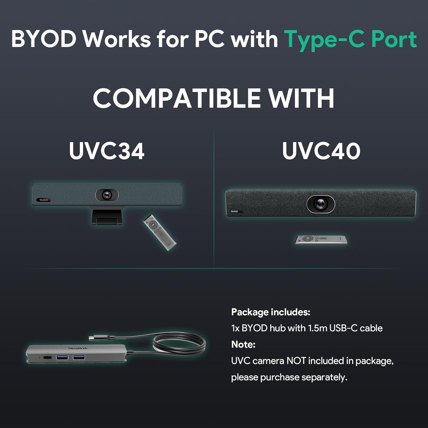 Yealink Hub USB per UVC34, UVC40 - immagine 2