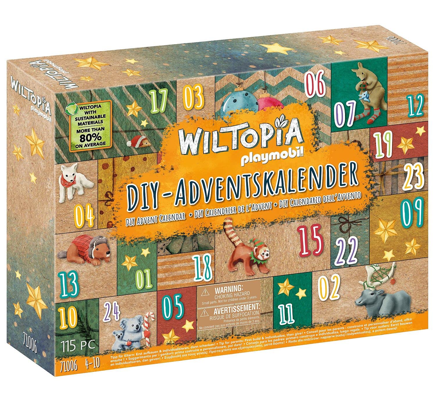 Playmobil Wiltopia 71006 - Calendario Avvento Fai da Te