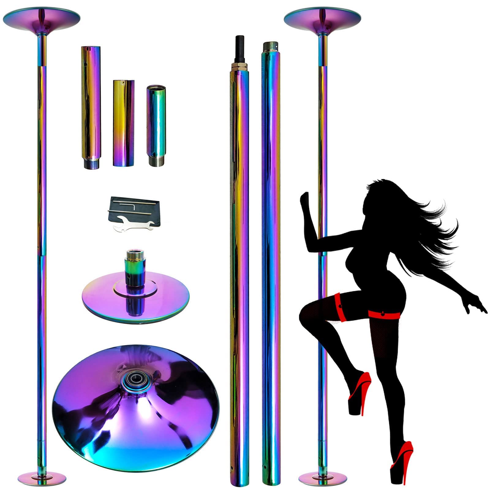 PRIOR FITNESS Palo Pole Dance da Casa 45mm