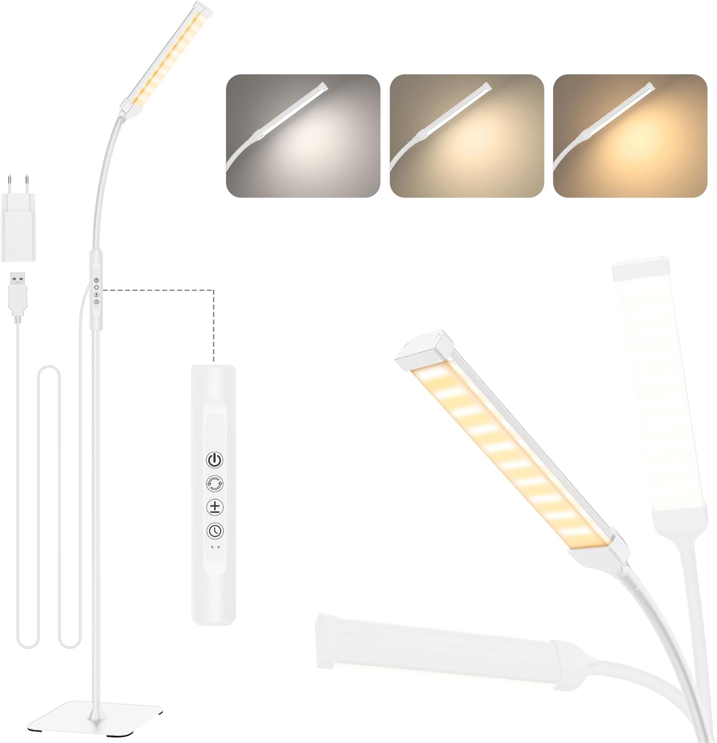Lampada da Terra LED Touch Control 120 LED - immagine 1