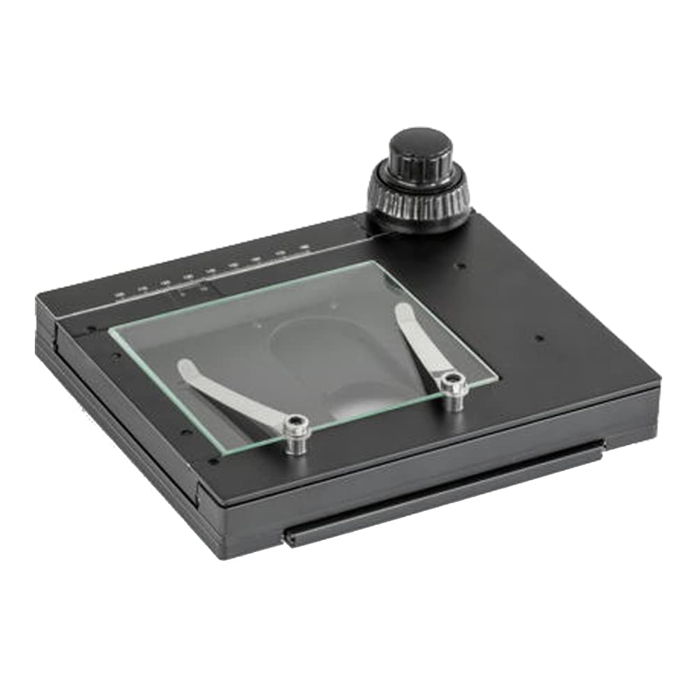 KERN KP-5176 - Tavolo a croce per microscopio stereoscopo, colore: Trasparente