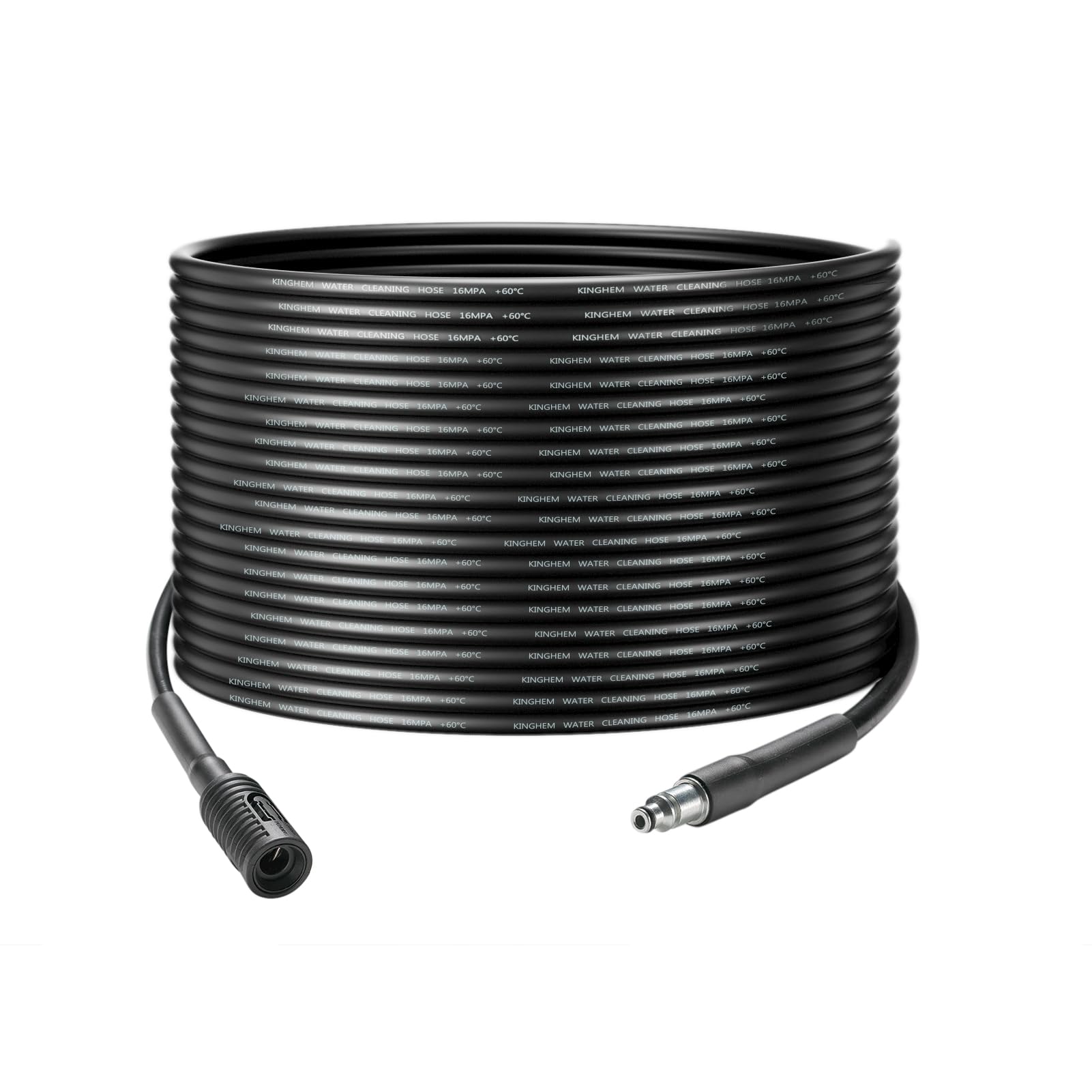 YUET 15M Tubo di Prolunga di Ricambio per Idropulitrice Ad alta Pressione, Tubo Flessibile di Prolunga per Bosch AQT Aquatak, Connettore a Scatto Quick Connect SDS Raccordi