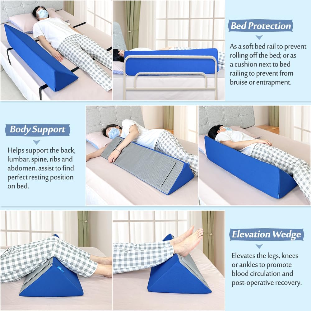 Mybow Cuscino Spondina Letto in Schiuma per Anziani - immagine 3