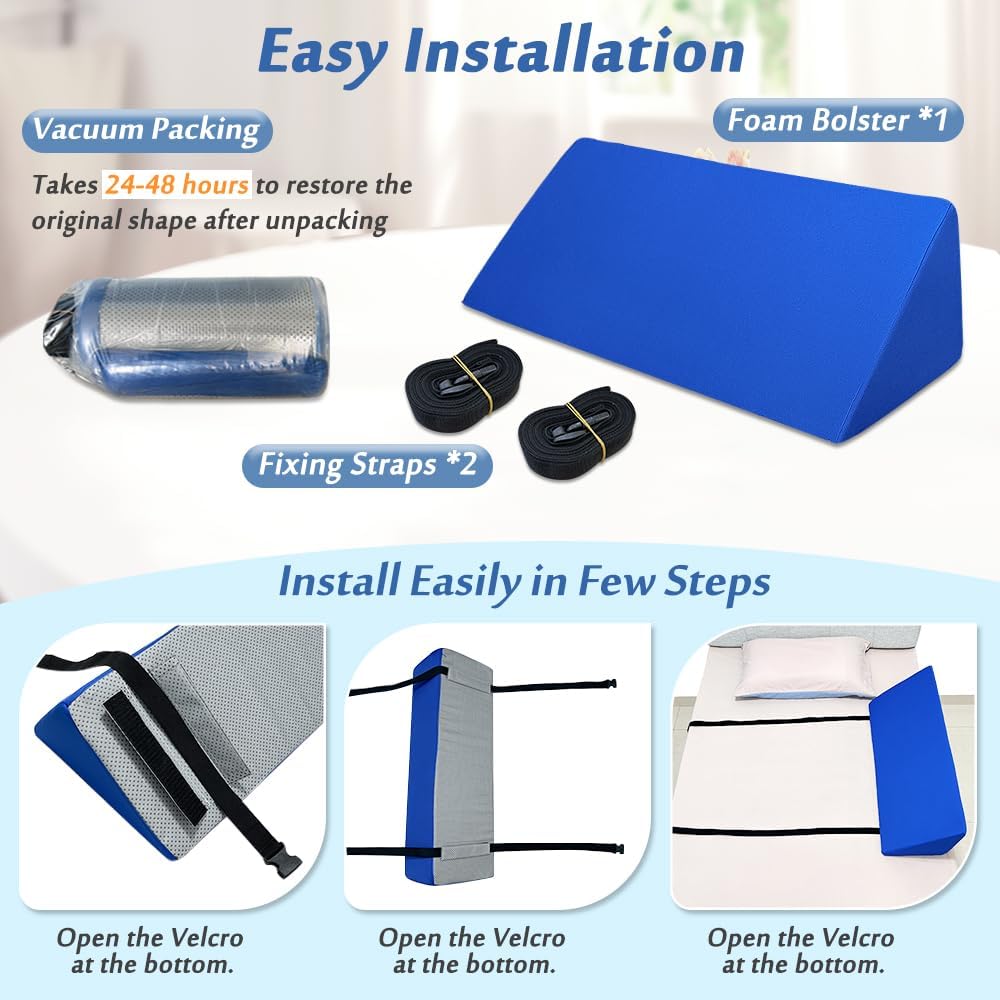 Mybow Cuscino Spondina Letto in Schiuma per Anziani - immagine 5