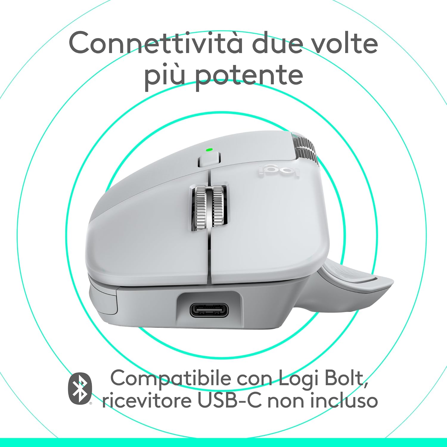 Logitech MX Master 4 per Mac - Mouse Bluetooth Ergonomico - immagine 6