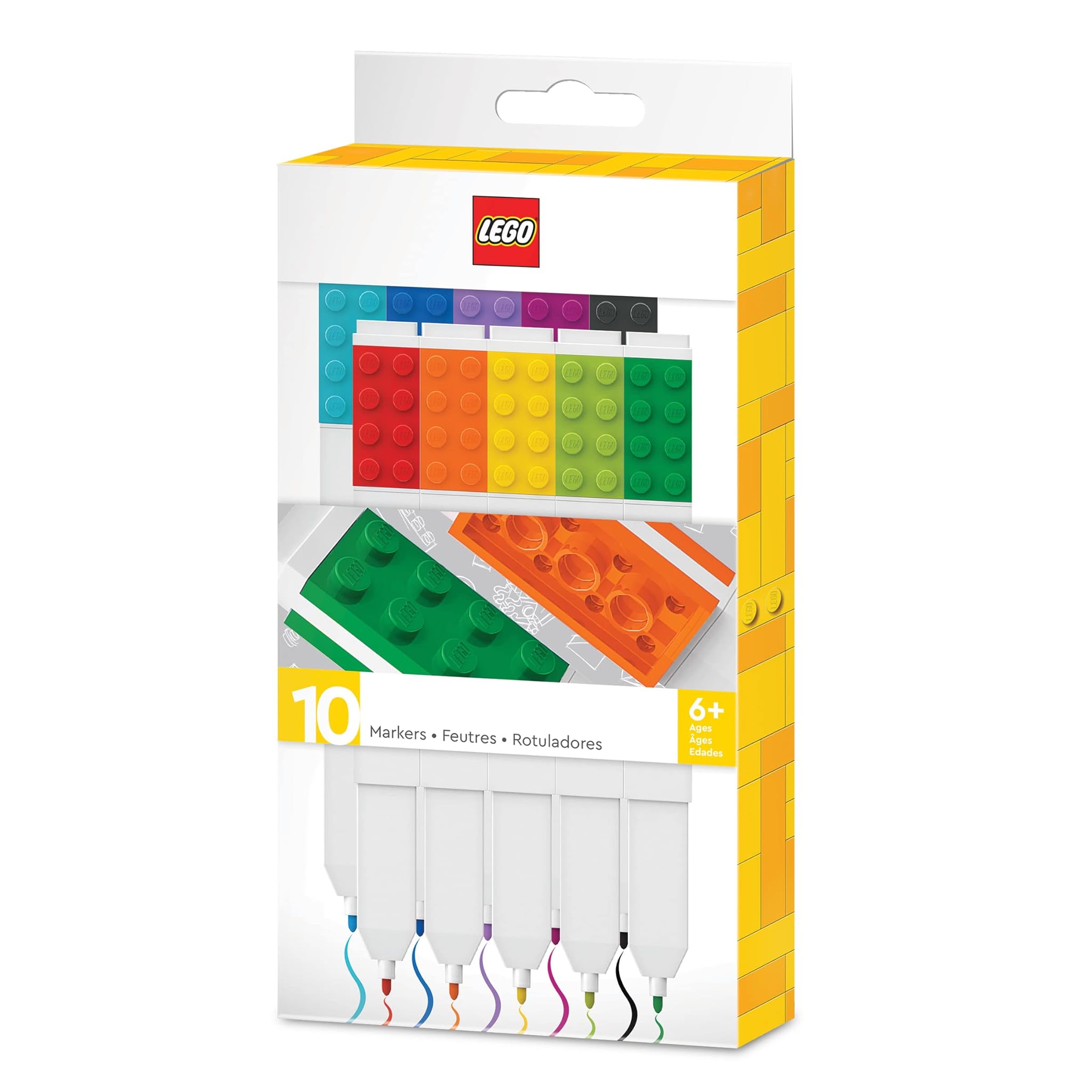 LEGO Iconic Articoli da Scrittura - Penna Gel 0.7mm (10 Colori)