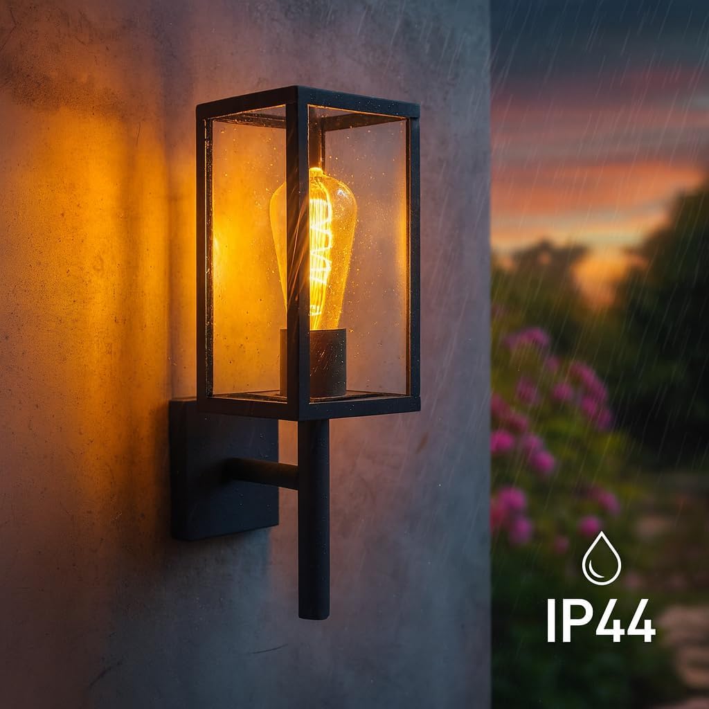 M Ledme Lanterna da Parete per Esterni Ducte E27 - immagine 2