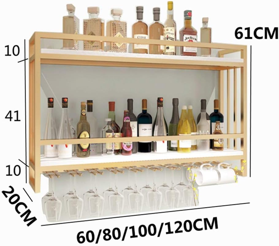 Yjpdphjj Portabottiglie da Parete e Soffitto - immagine 2