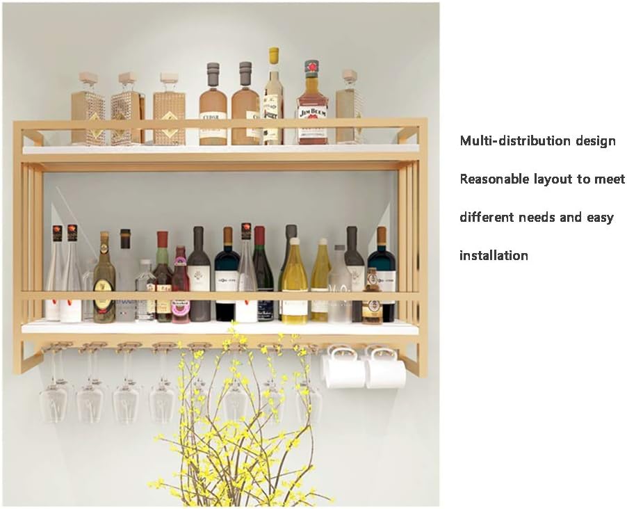 Yjpdphjj Portabottiglie da Parete e Soffitto - immagine 4