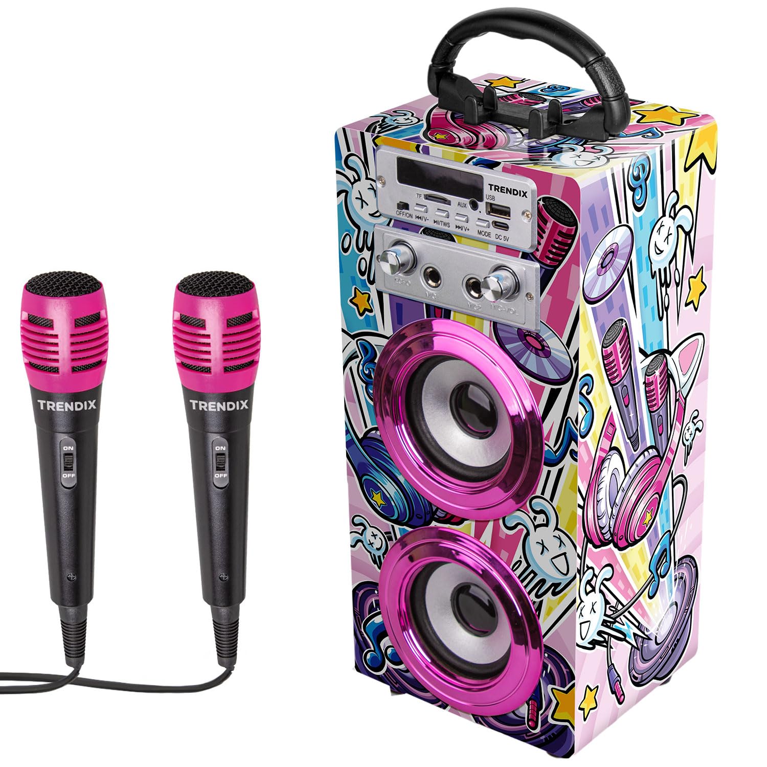 Trendix - Karaoke Per Bambini Party Edition con Microfono