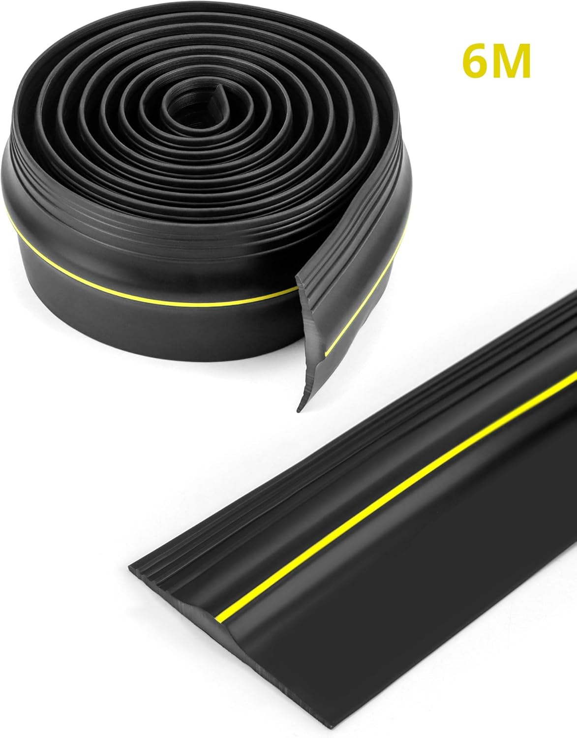 Qwork® Guarnizione Soglia Porta Garage 6M - immagine 2